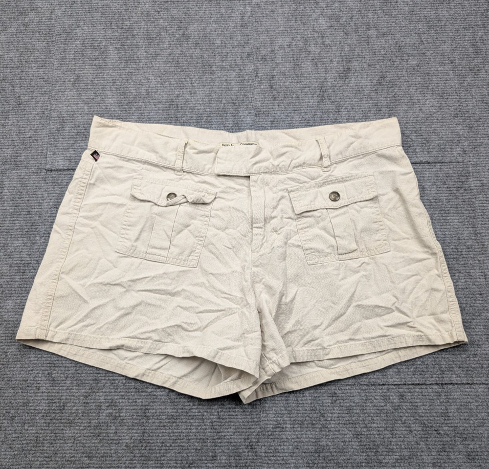 Polo Jeans Co Shorts Womens 12 Vintage Utility Ripstop Canvas Y2K Ralph Lauren